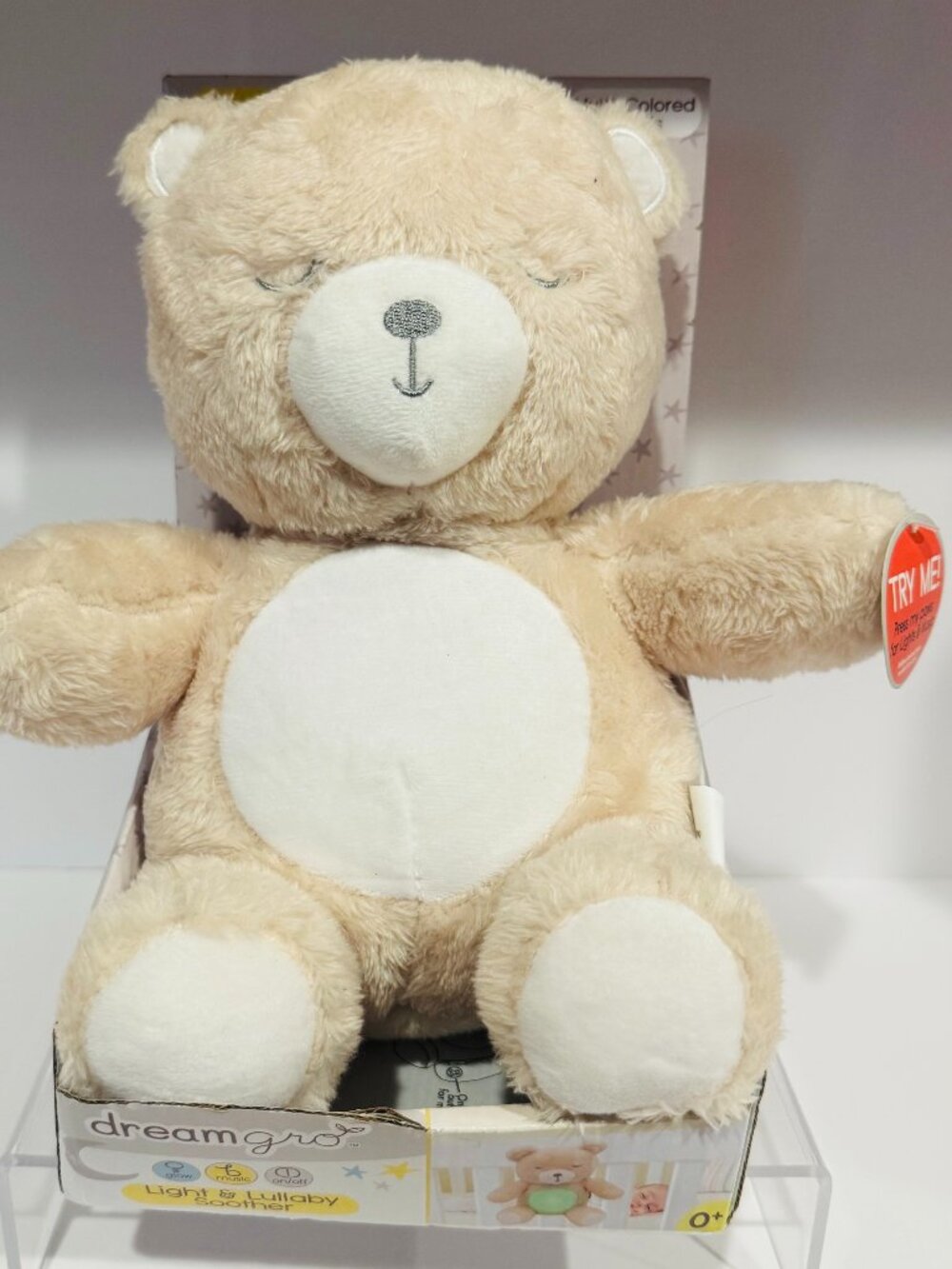 Dreamgro Teddy Bear Baby Soother Plush Light Up Music Lullaby Sleep Aid Nursery